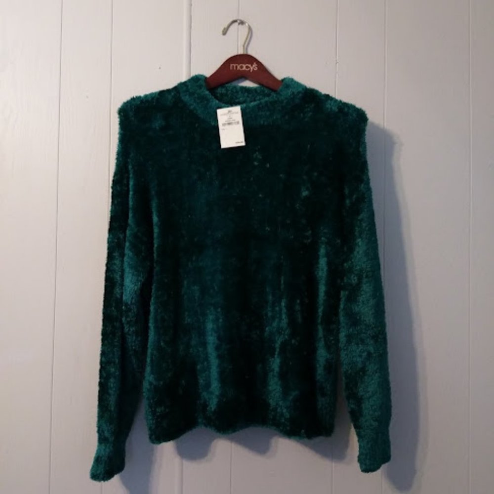 Lou & Grey Women's Velvet Eyelash Sweater - Picture 2 of 5